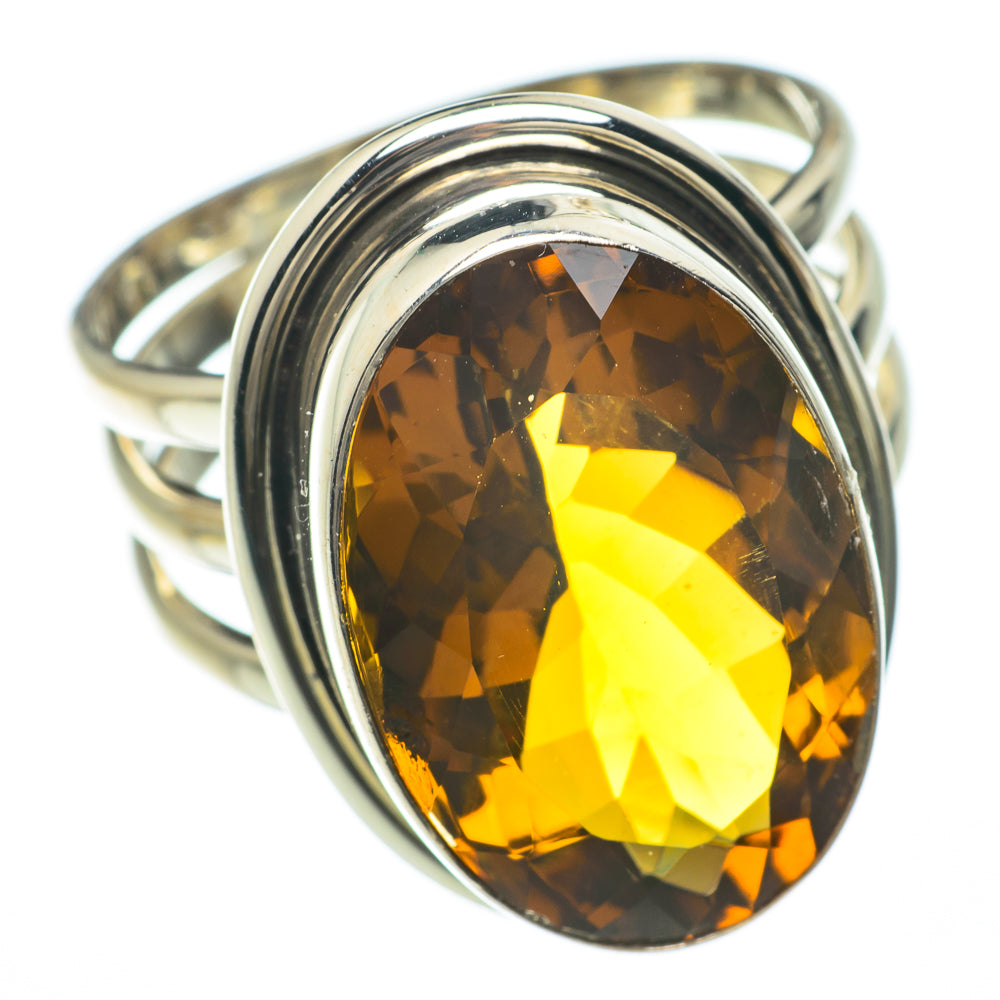 Citrine Rings handcrafted by Anasilvercos - RING59739