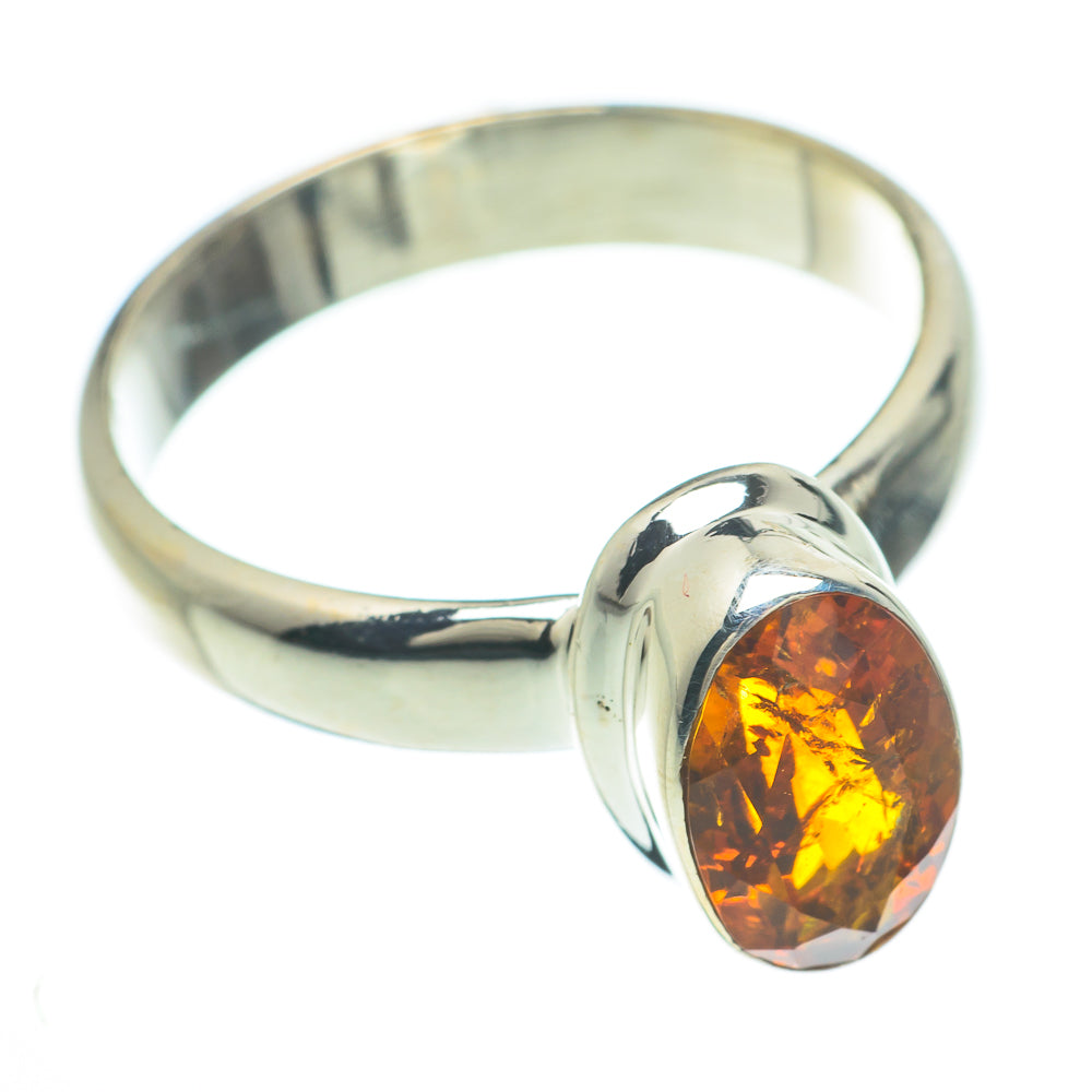 Citrine Rings handcrafted by Anasilvercos - RING59741