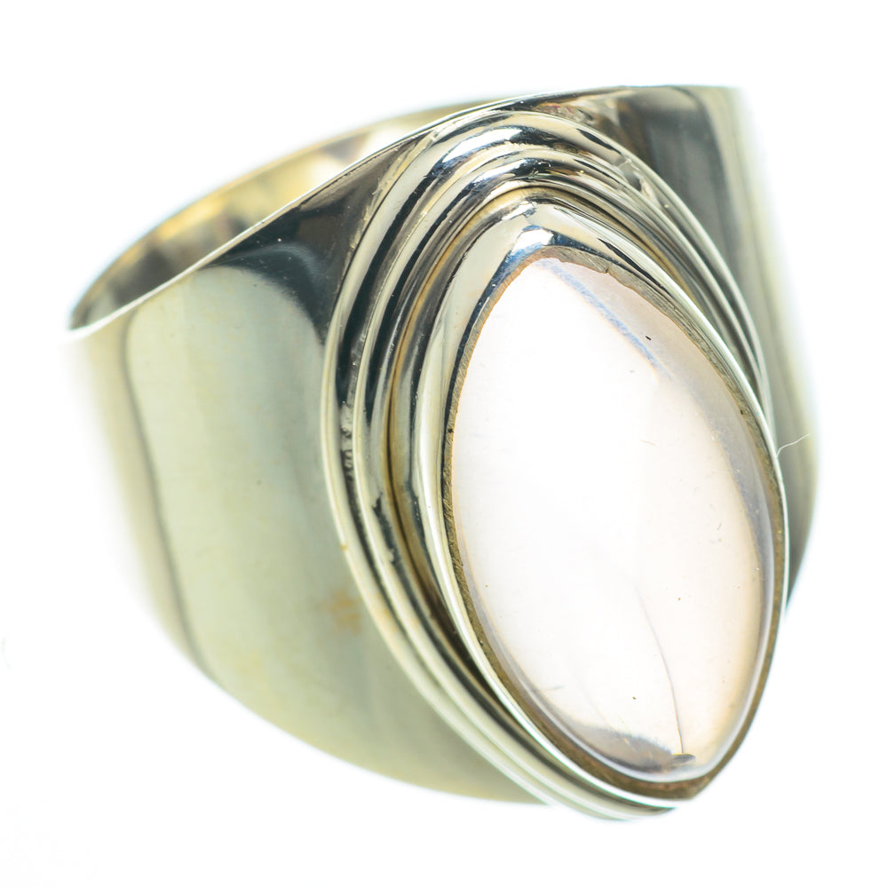 Rose Quartz Rings handcrafted by Anasilvercos - RING59745