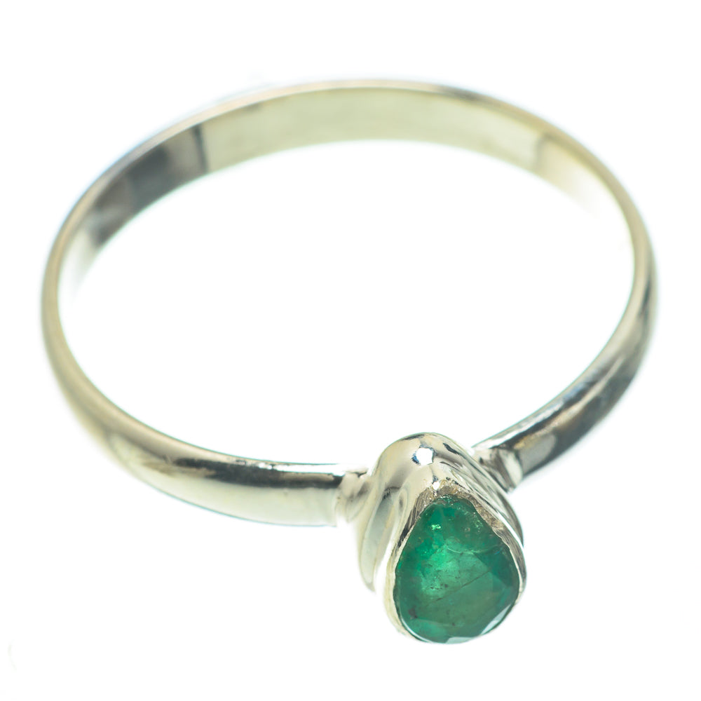Zambian Emerald Rings handcrafted by Anasilvercos - RING59773