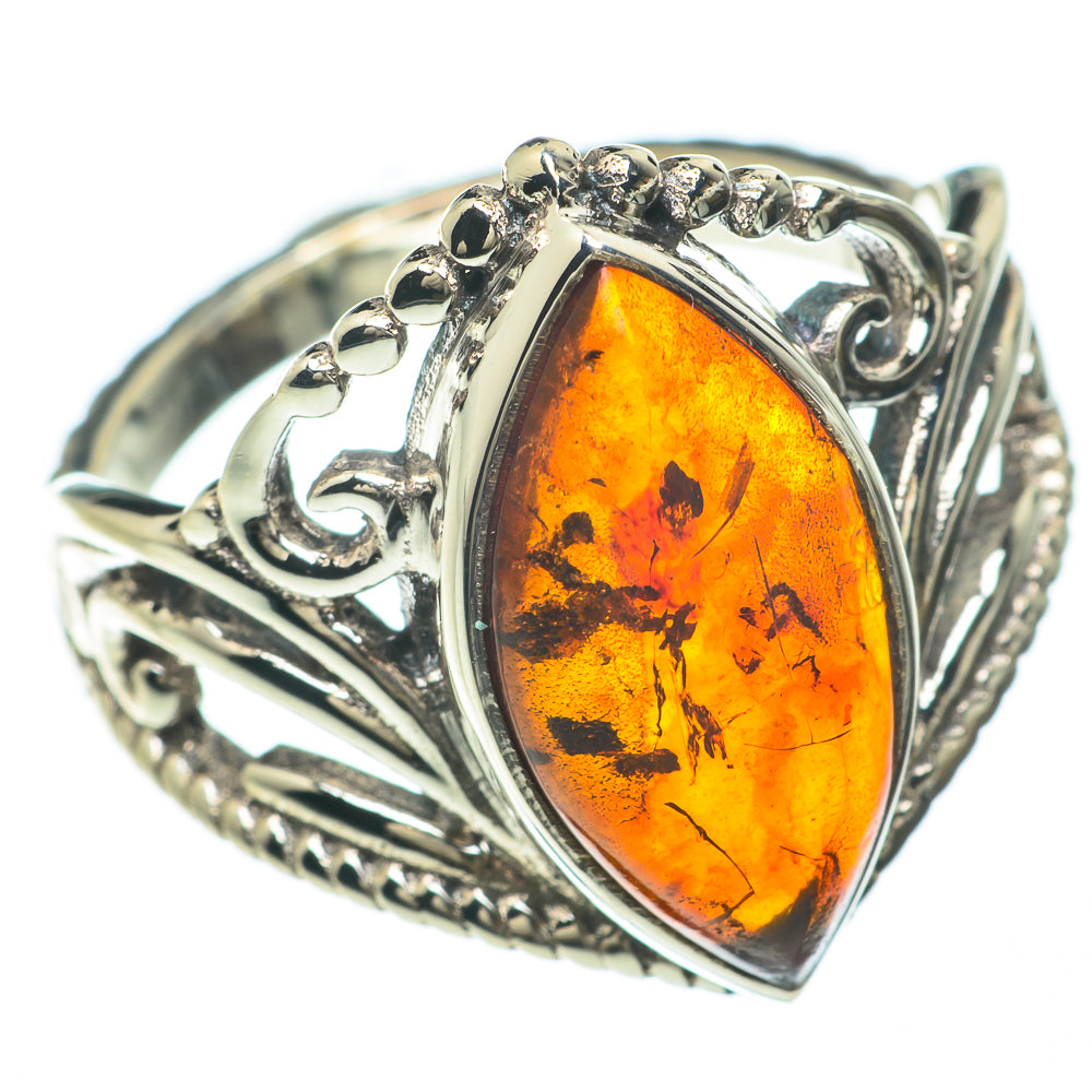 Baltic Amber Rings handcrafted by Anasilvercos - RING59781