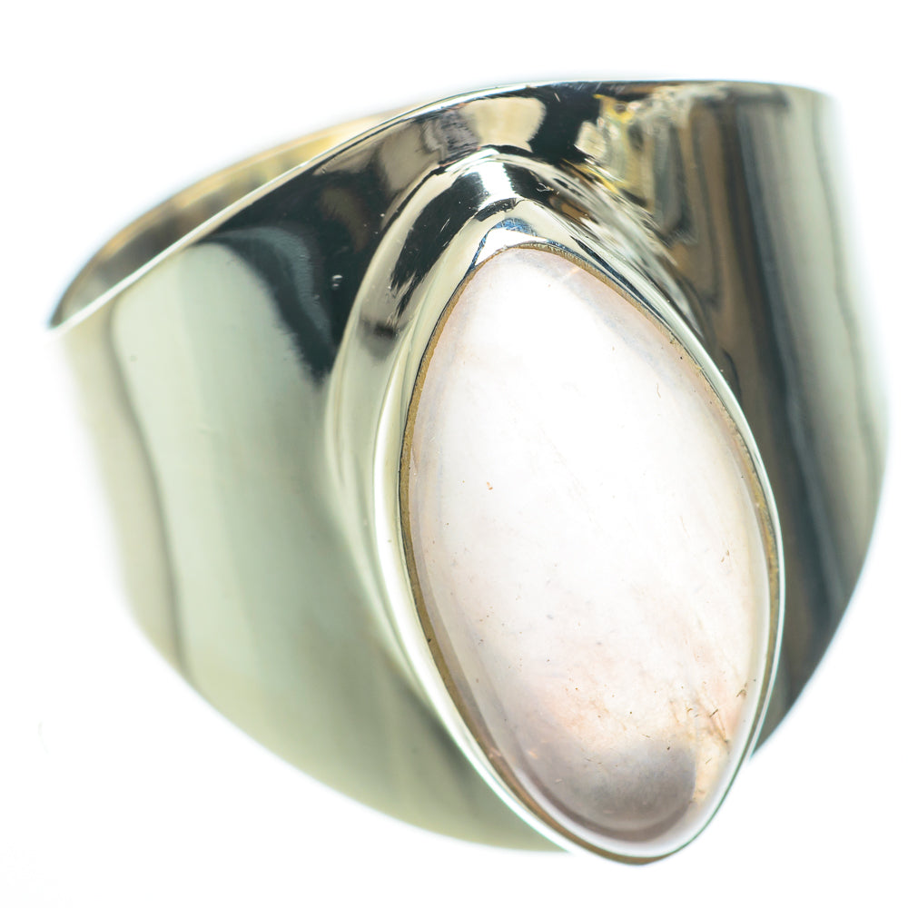 Rose Quartz Rings handcrafted by Anasilvercos - RING59782