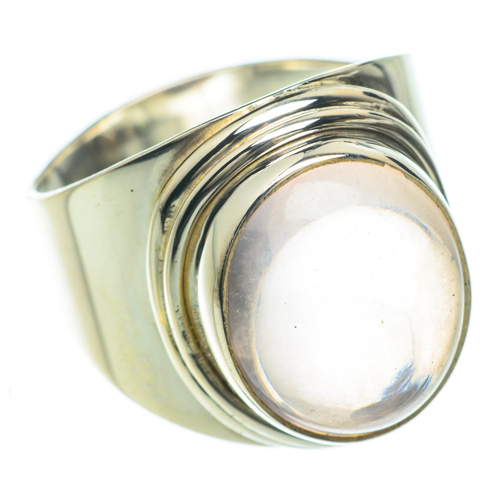 Rose Quartz Rings handcrafted by Anasilvercos - RING59784