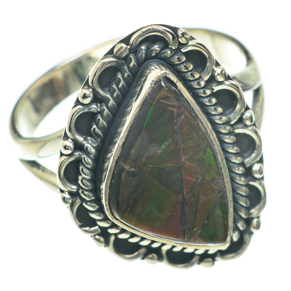 Ammolite Rings handcrafted by Anasilvercos - RING59796