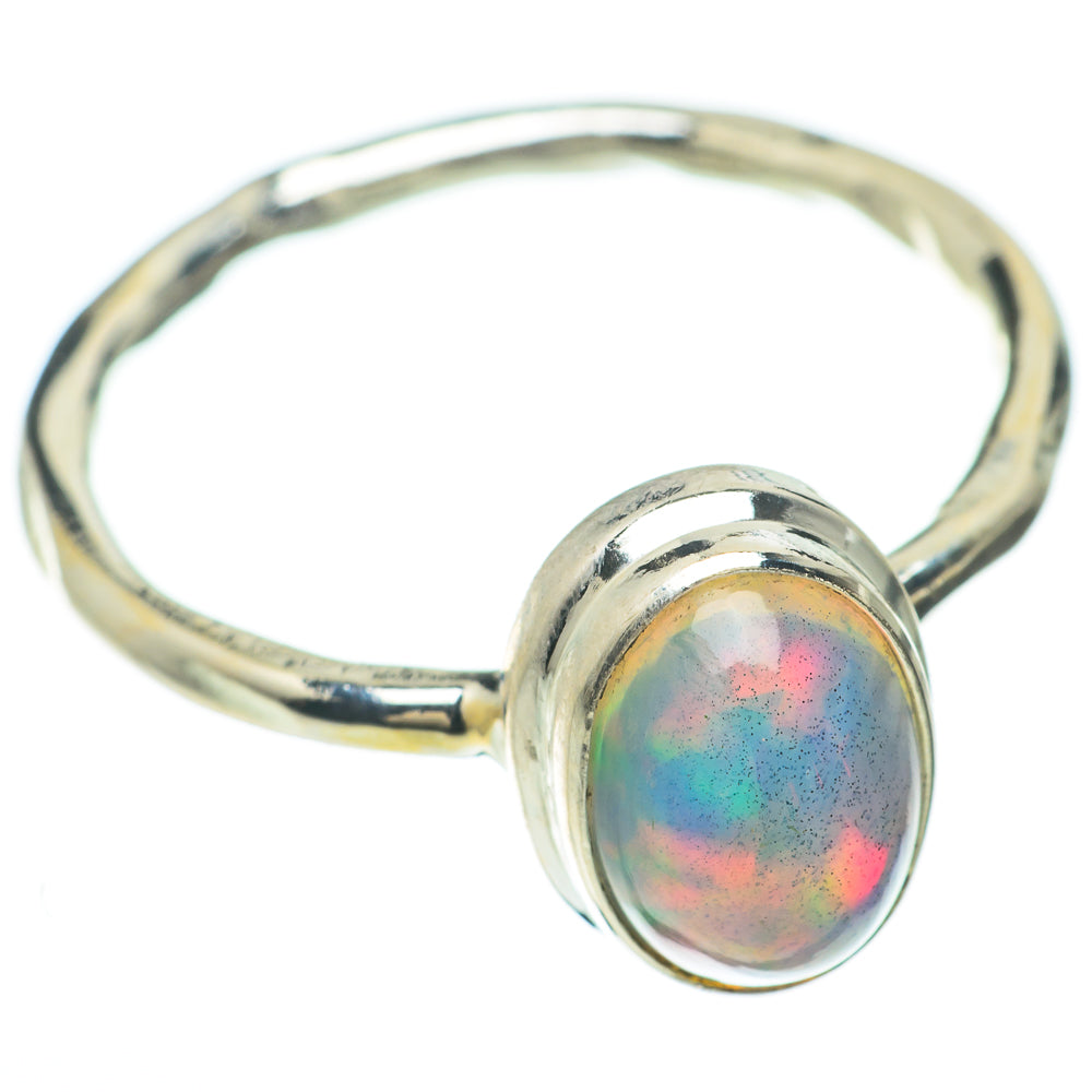 Ethiopian Opal Rings handcrafted by Anasilvercos - RING59797