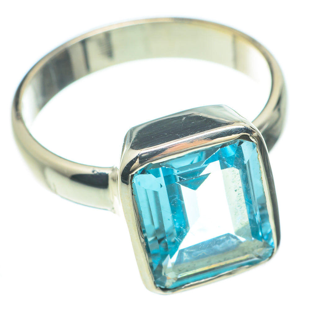 Blue Topaz Rings handcrafted by Anasilvercos - RING59800