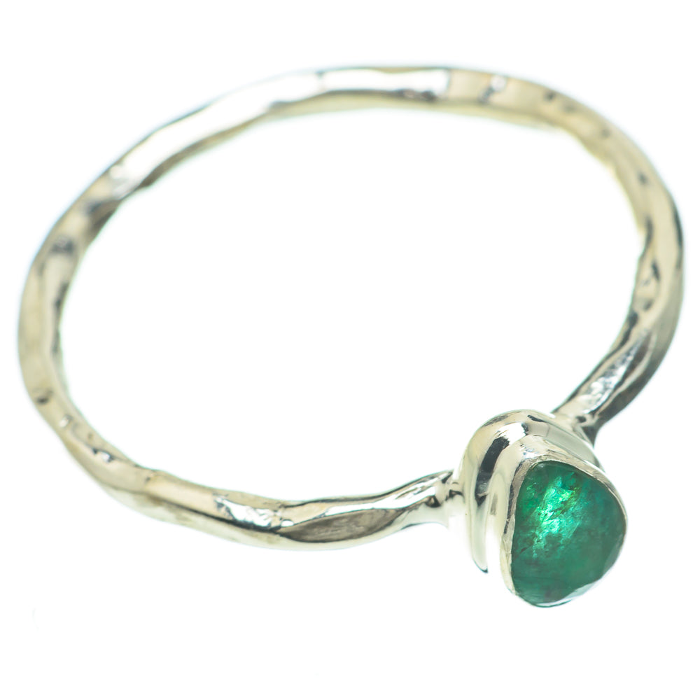 Zambian Emerald Rings handcrafted by Anasilvercos - RING59807