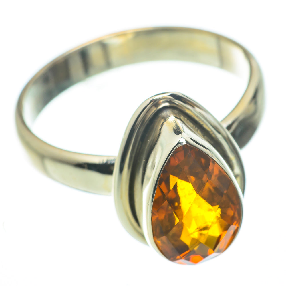 Citrine Rings handcrafted by Anasilvercos - RING59812