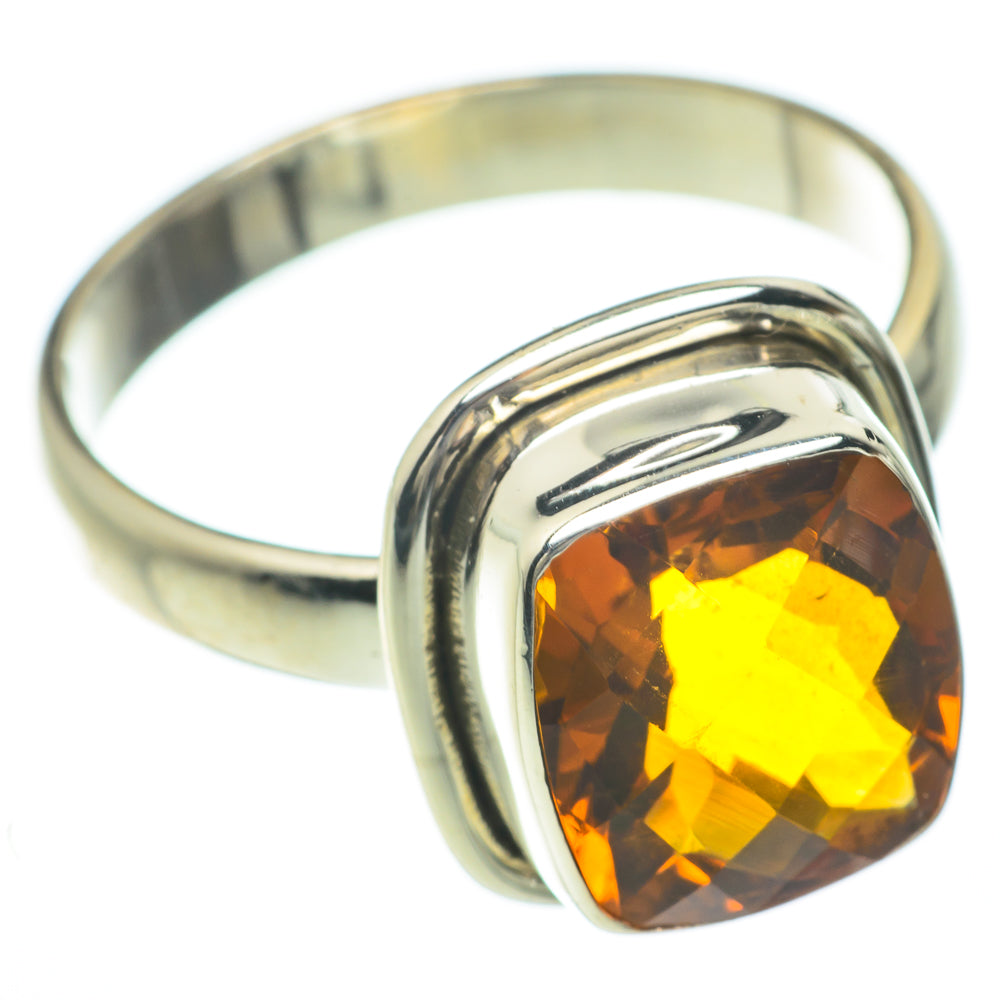 Citrine Rings handcrafted by Anasilvercos - RING59813