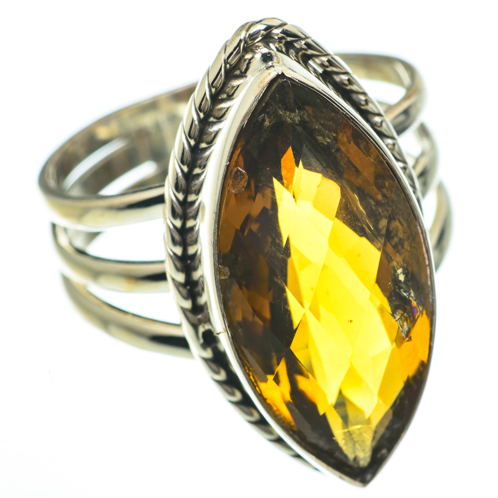 Citrine Rings handcrafted by Anasilvercos - RING59814
