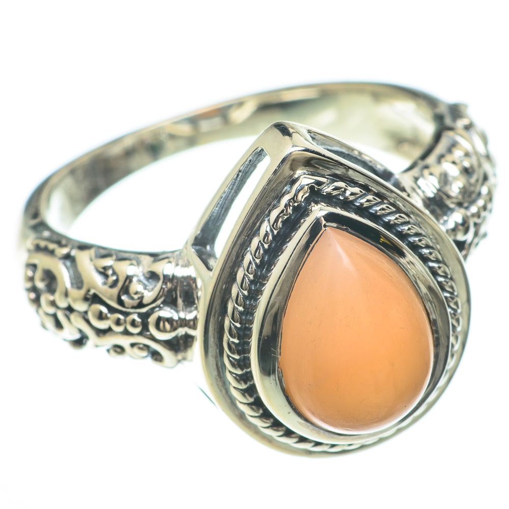 Pink Opal Rings handcrafted by Anasilvercos - RING59815