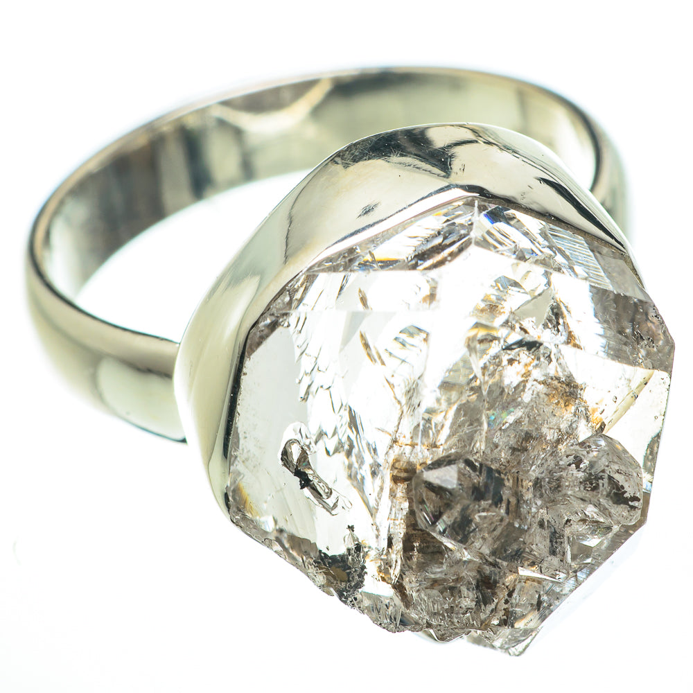 Herkimer Diamond Rings handcrafted by Anasilvercos - RING59828