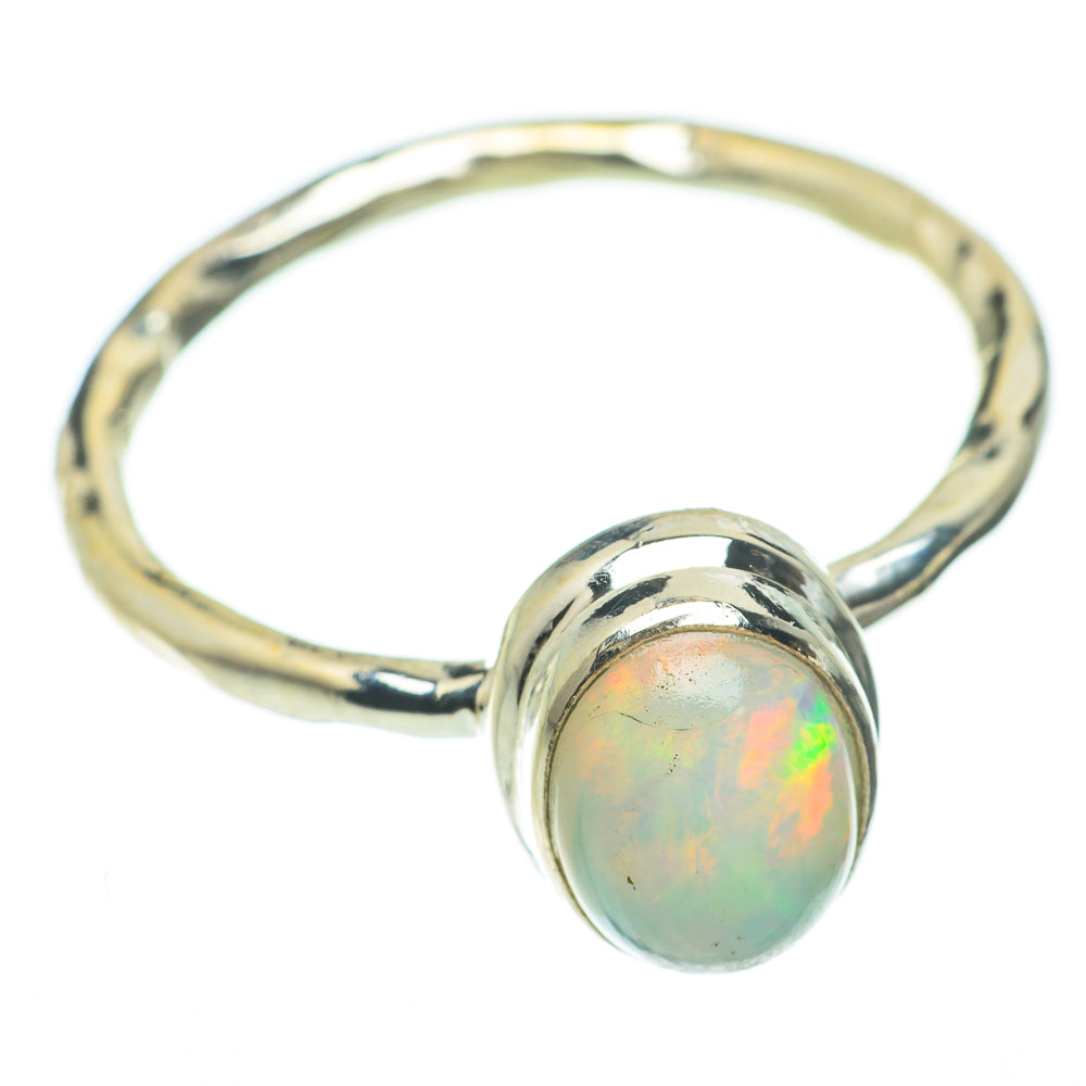 Ethiopian Opal Rings handcrafted by Anasilvercos - RING59832