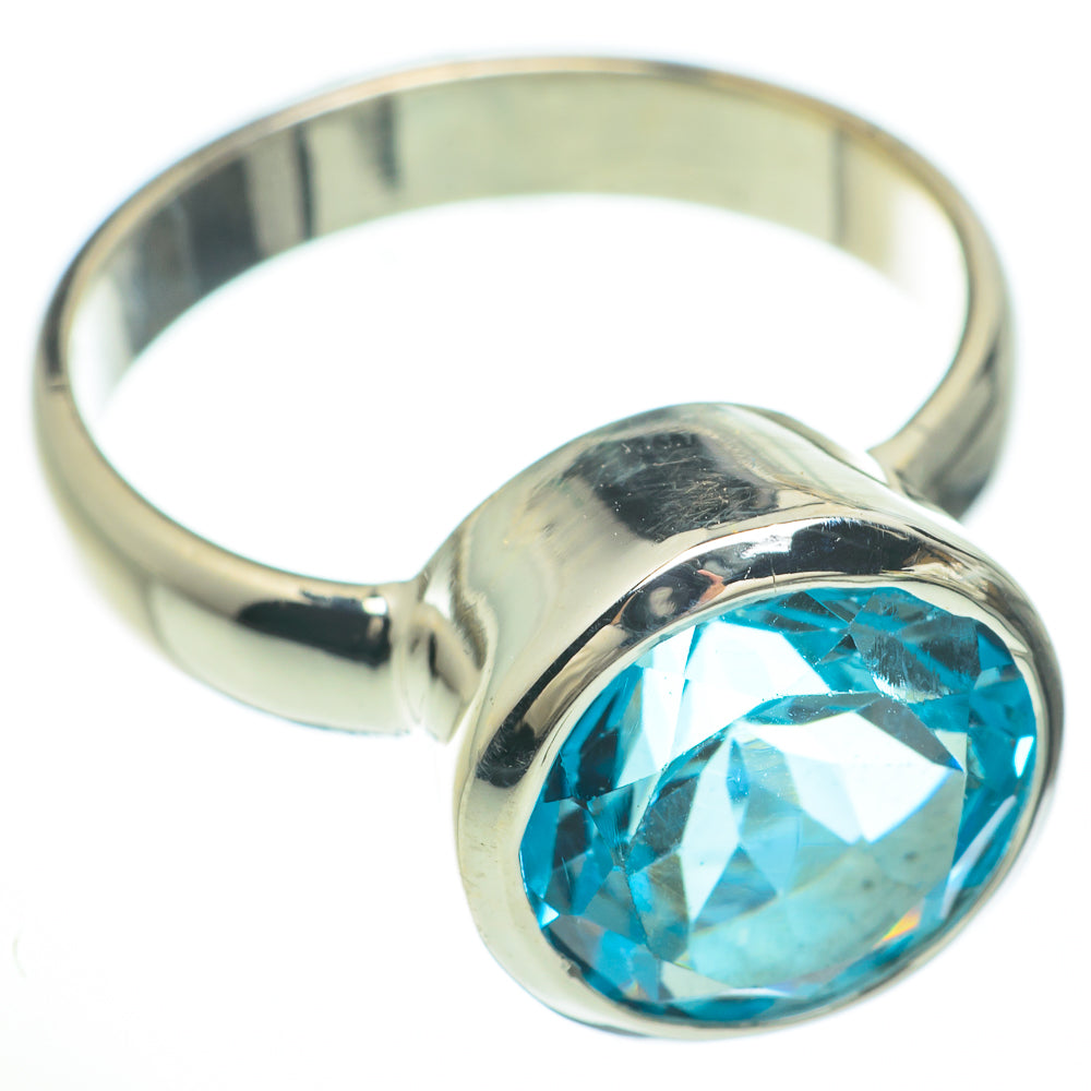 Blue Topaz Rings handcrafted by Anasilvercos - RING59837