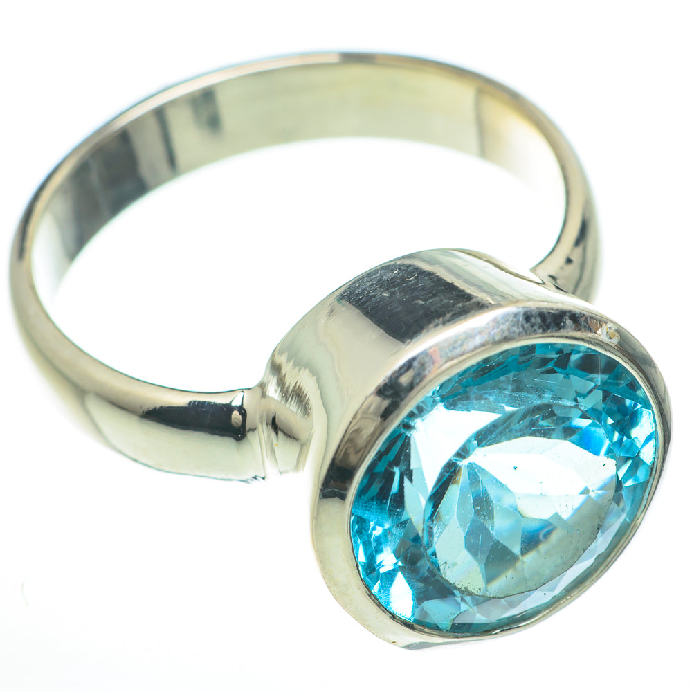 Blue Topaz Rings handcrafted by Anasilvercos - RING59871