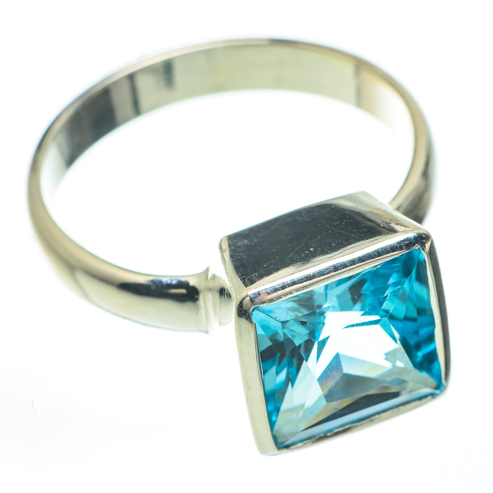 Blue Topaz Rings handcrafted by Anasilvercos - RING59872