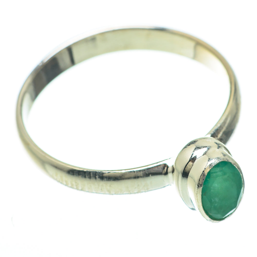 Zambian Emerald Rings handcrafted by Anasilvercos - RING59874