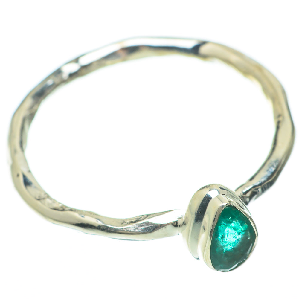 Zambian Emerald Rings handcrafted by Anasilvercos - RING59878