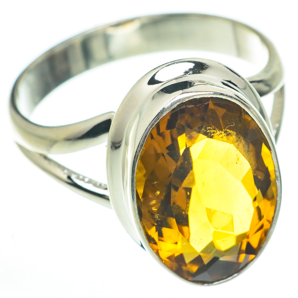 Citrine Rings handcrafted by Anasilvercos - RING59881