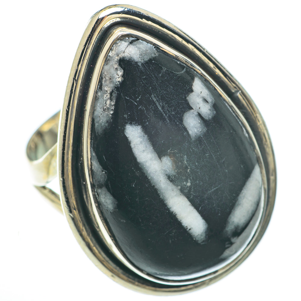 Chrysanthemum Stone Rings handcrafted by Anasilvercos - RING59892