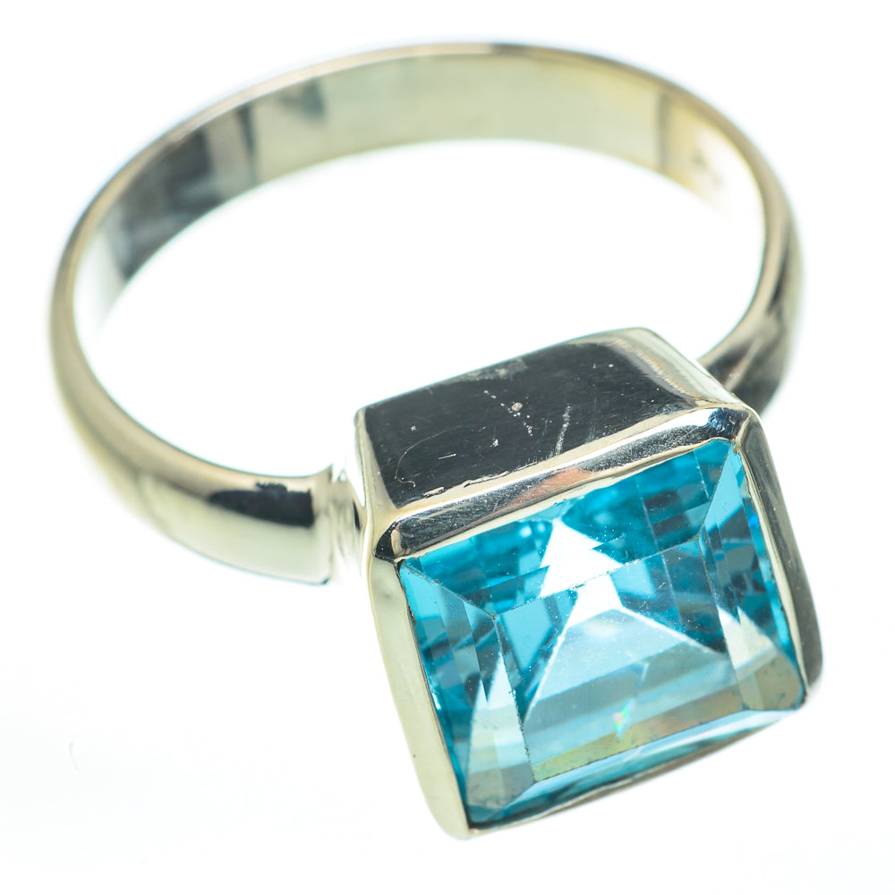 Blue Topaz Rings handcrafted by Anasilvercos - RING59897