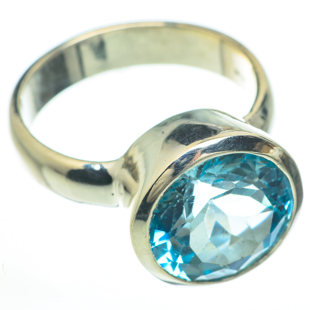 Blue Topaz Rings handcrafted by Anasilvercos - RING59900
