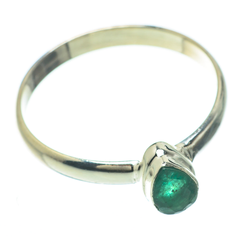 Zambian Emerald Rings handcrafted by Anasilvercos - RING59903