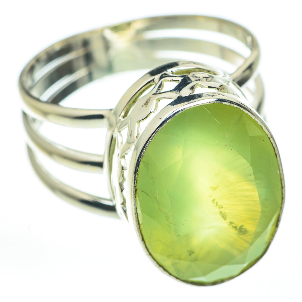 Prehnite Rings handcrafted by Anasilvercos - RING59905