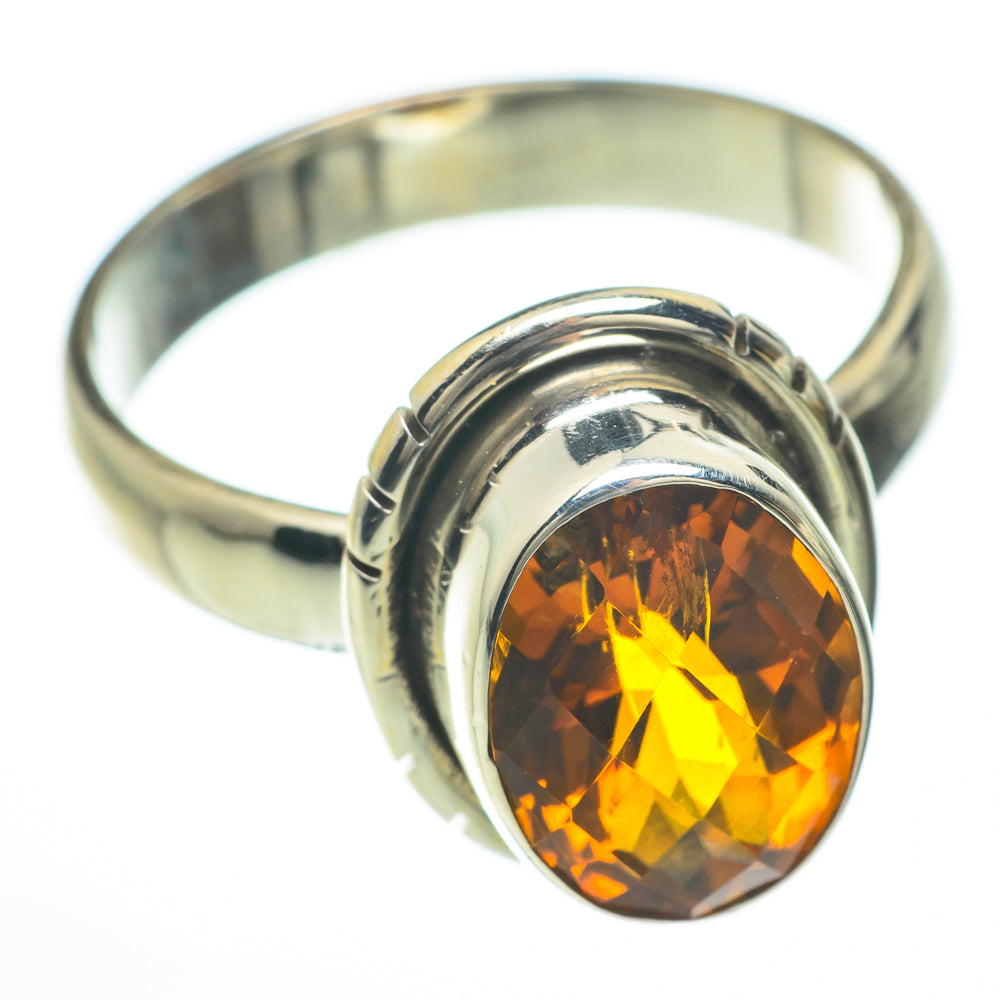 Citrine Rings handcrafted by Anasilvercos - RING59911