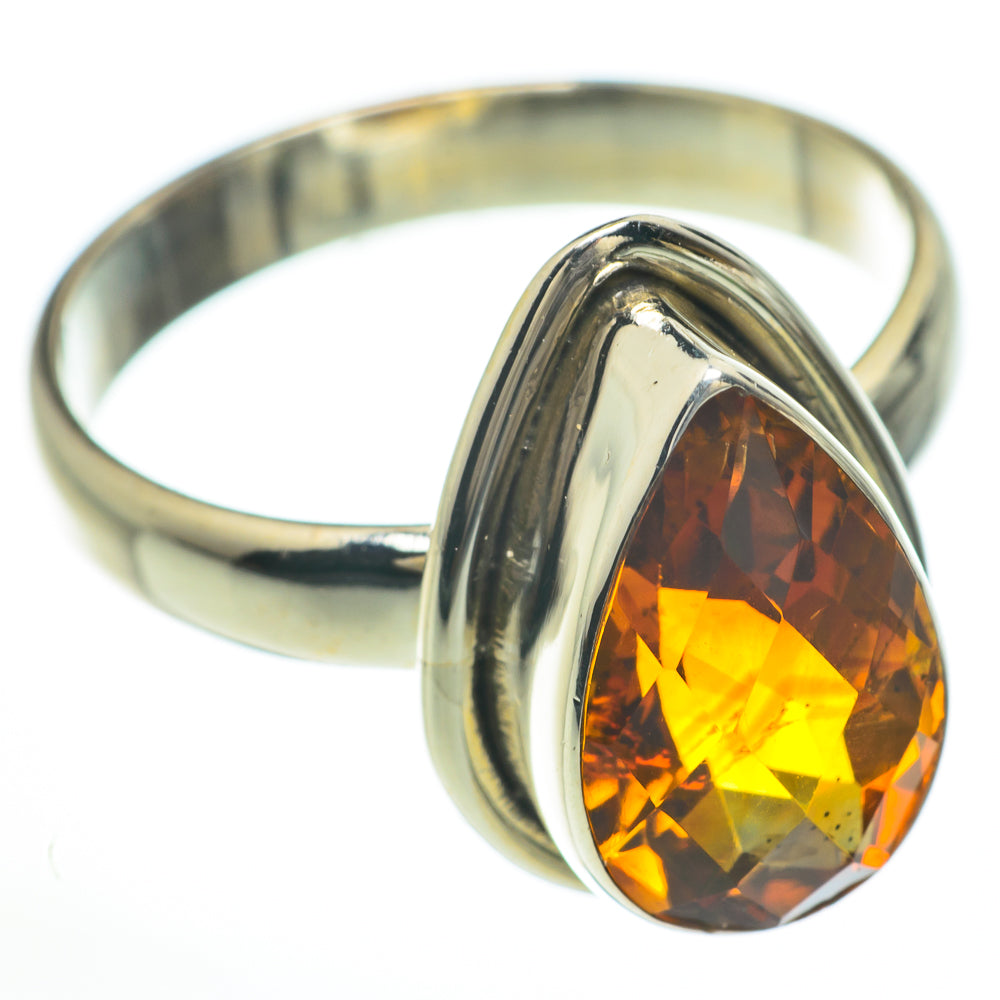 Citrine Rings handcrafted by Anasilvercos - RING59912
