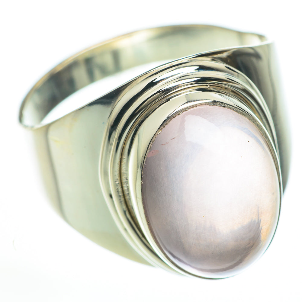 Rose Quartz Rings handcrafted by Anasilvercos - RING59917