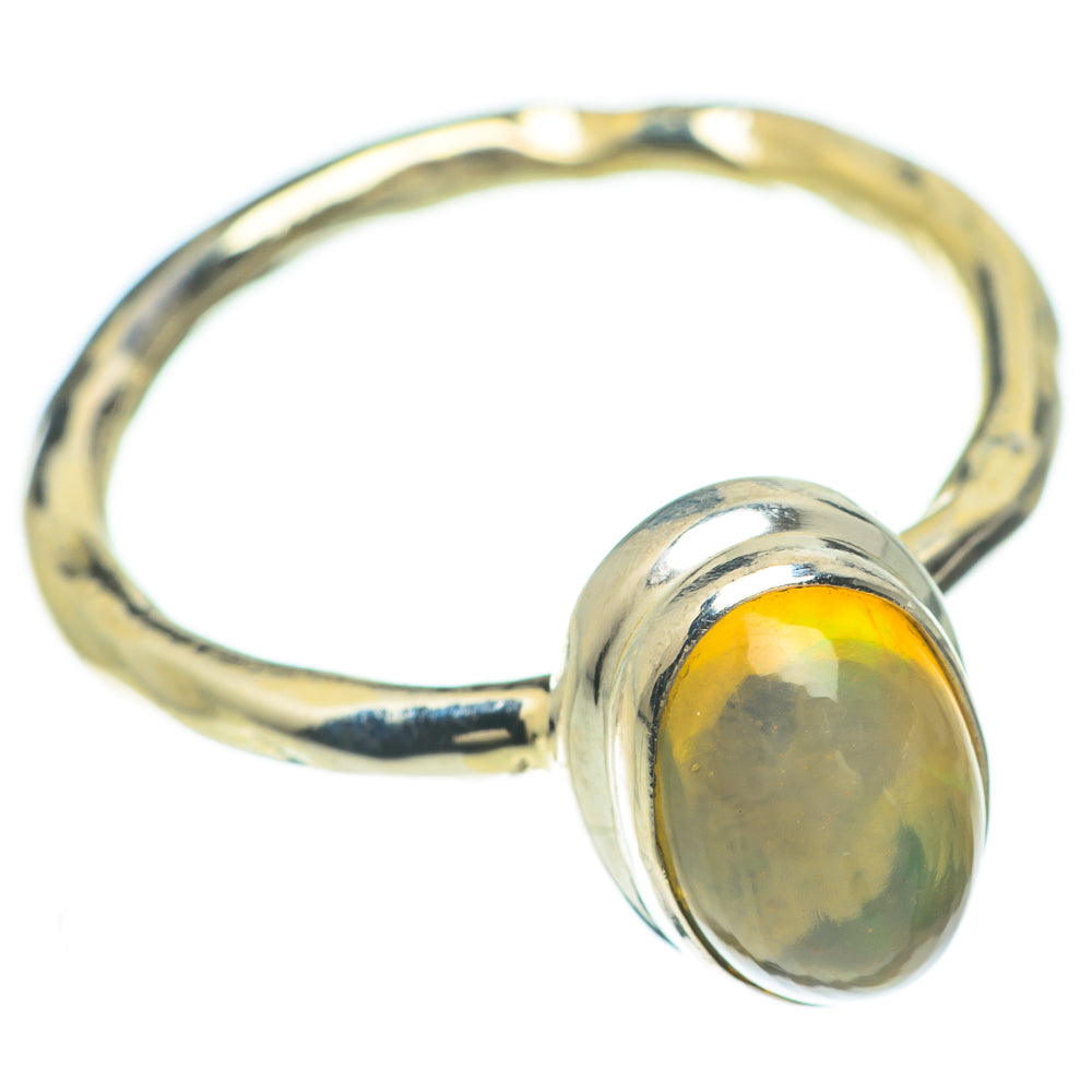 Ethiopian Opal Rings handcrafted by Anasilvercos - RING59922