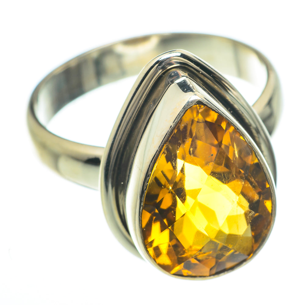 Citrine Rings handcrafted by Anasilvercos - RING59936