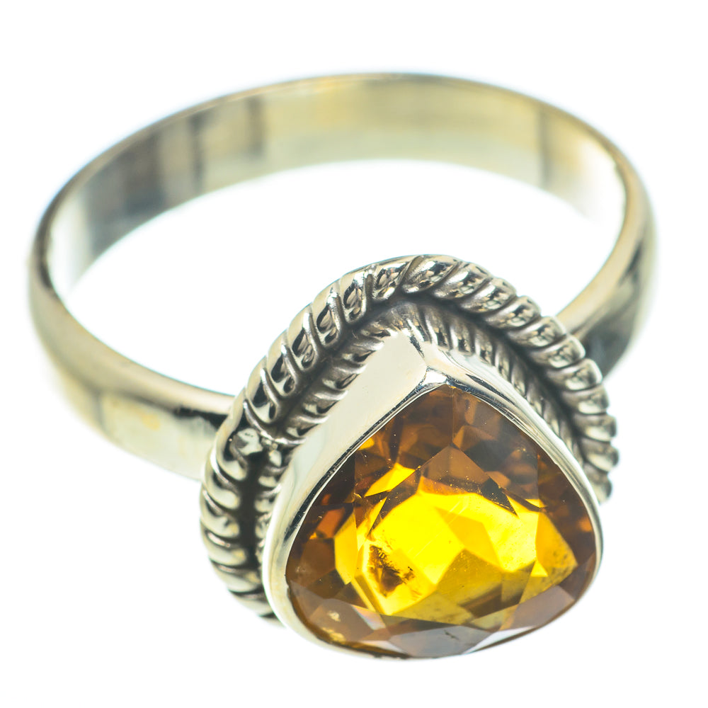Citrine Rings handcrafted by Anasilvercos - RING59937