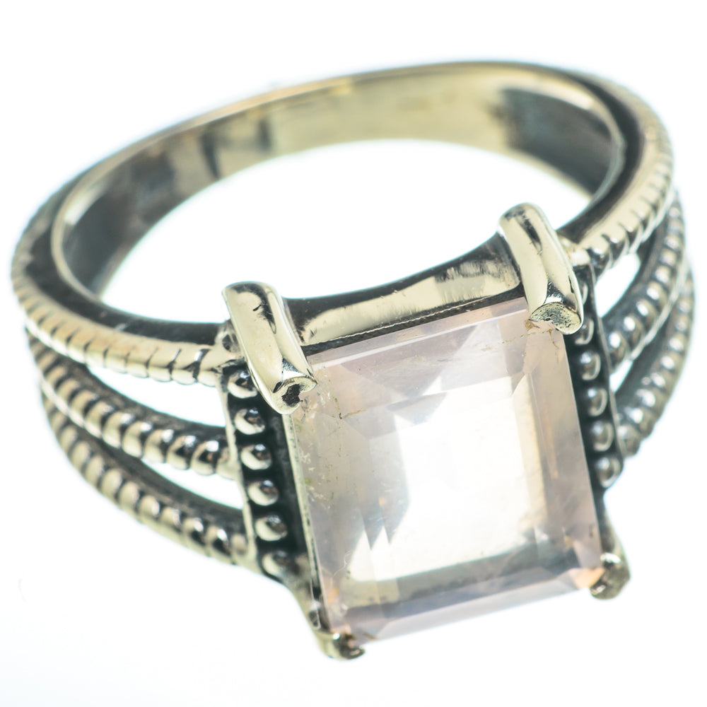 Rose Quartz Rings handcrafted by Anasilvercos - RING59942