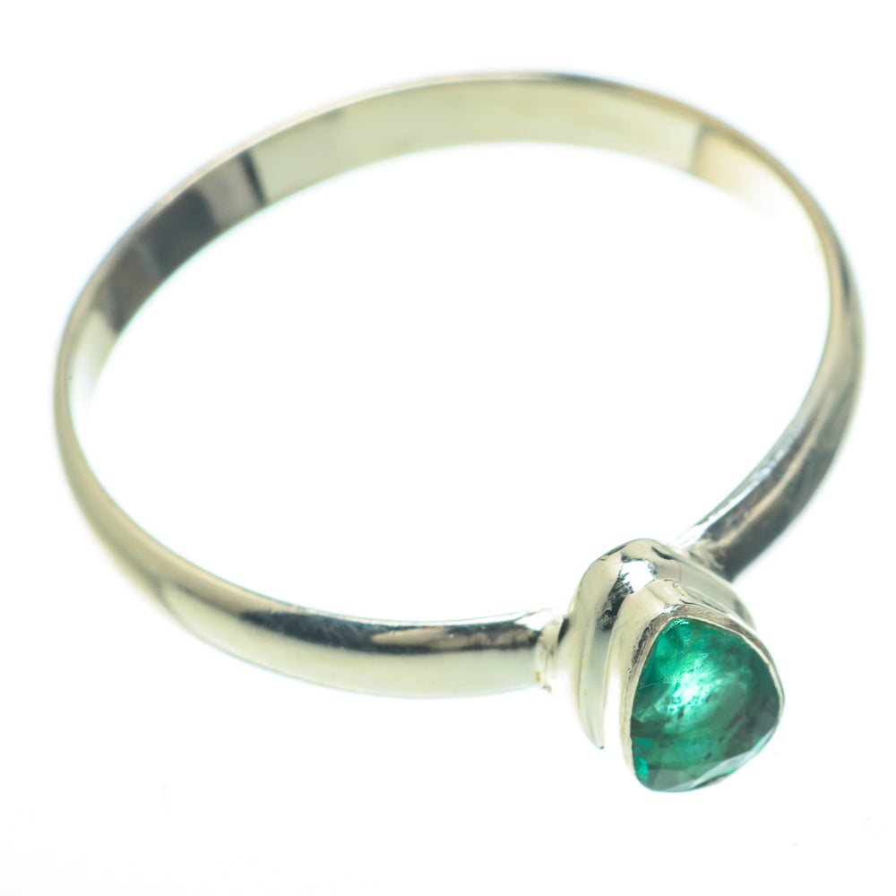 Zambian Emerald Rings handcrafted by Anasilvercos - RING59957