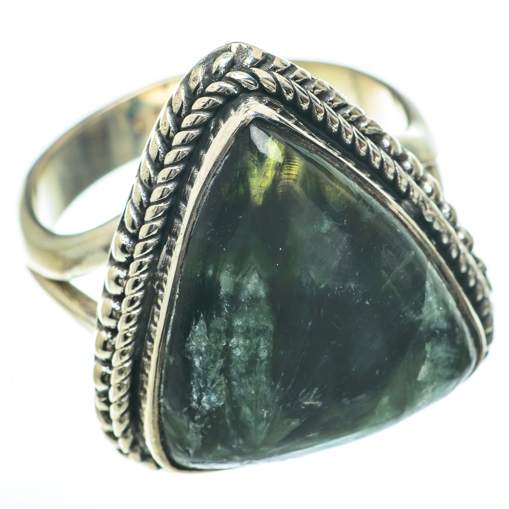 Seraphinite Rings handcrafted by Anasilvercos - RING59958