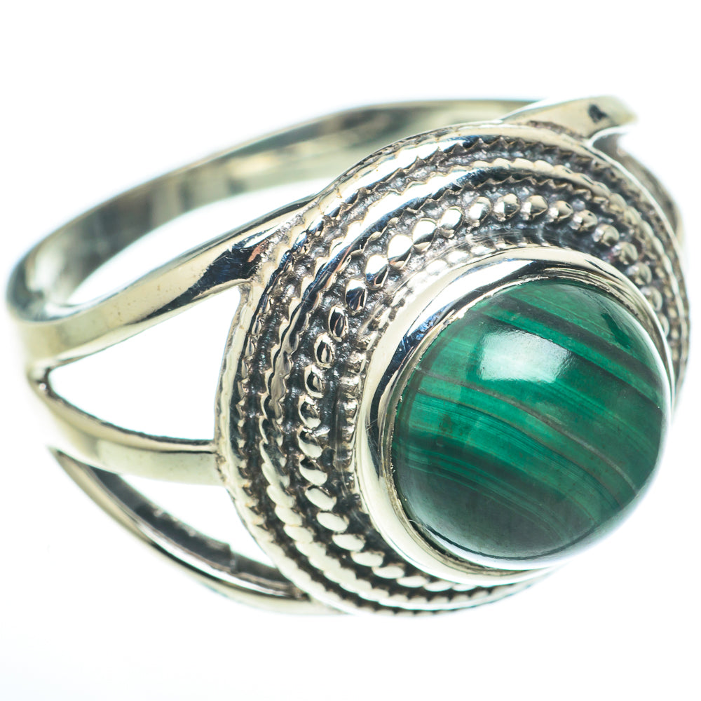 Malachite Rings handcrafted by Anasilvercos - RING59960
