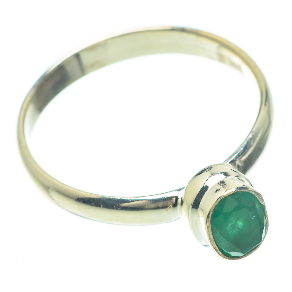 Zambian Emerald Rings handcrafted by Anasilvercos - RING59962