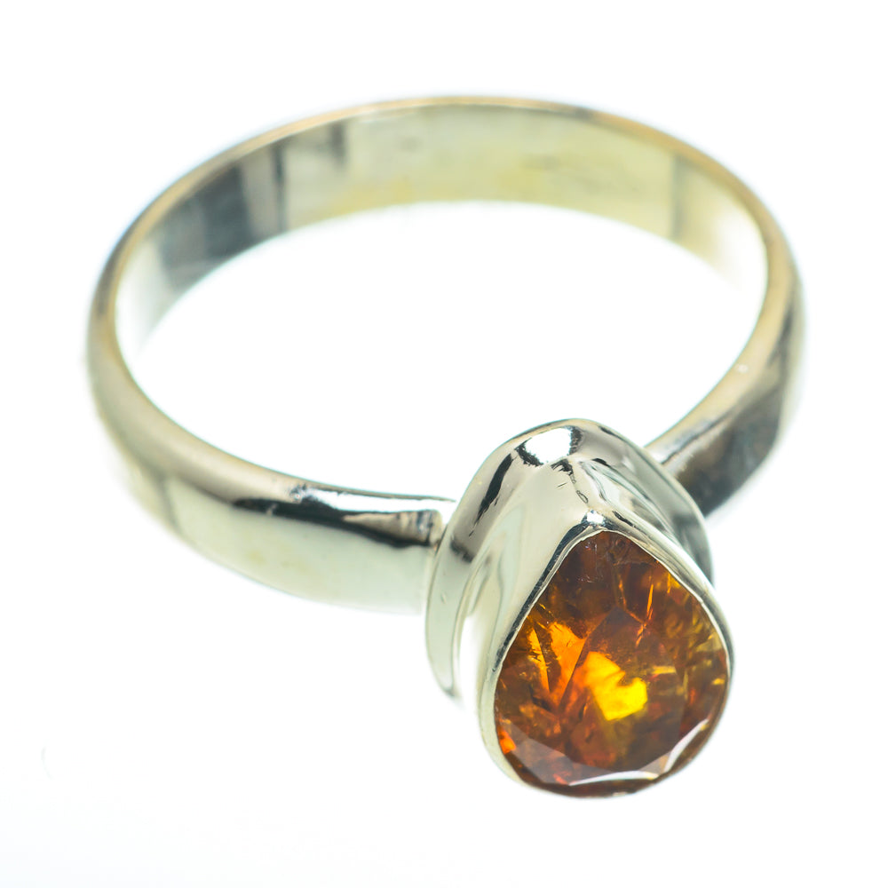 Mandarin Citrine Rings handcrafted by Anasilvercos - RING59964