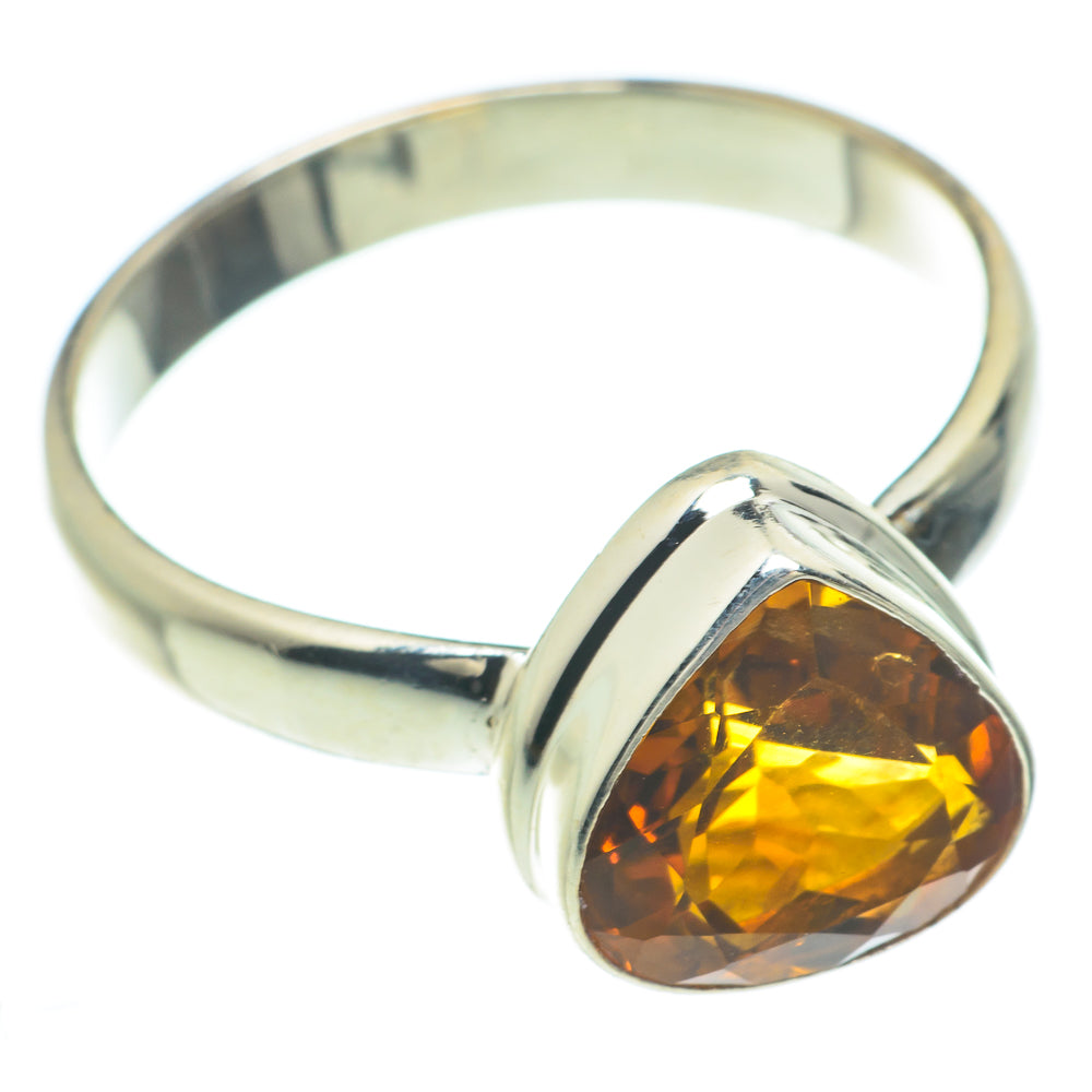 Mandarin Citrine Rings handcrafted by Anasilvercos - RING59966