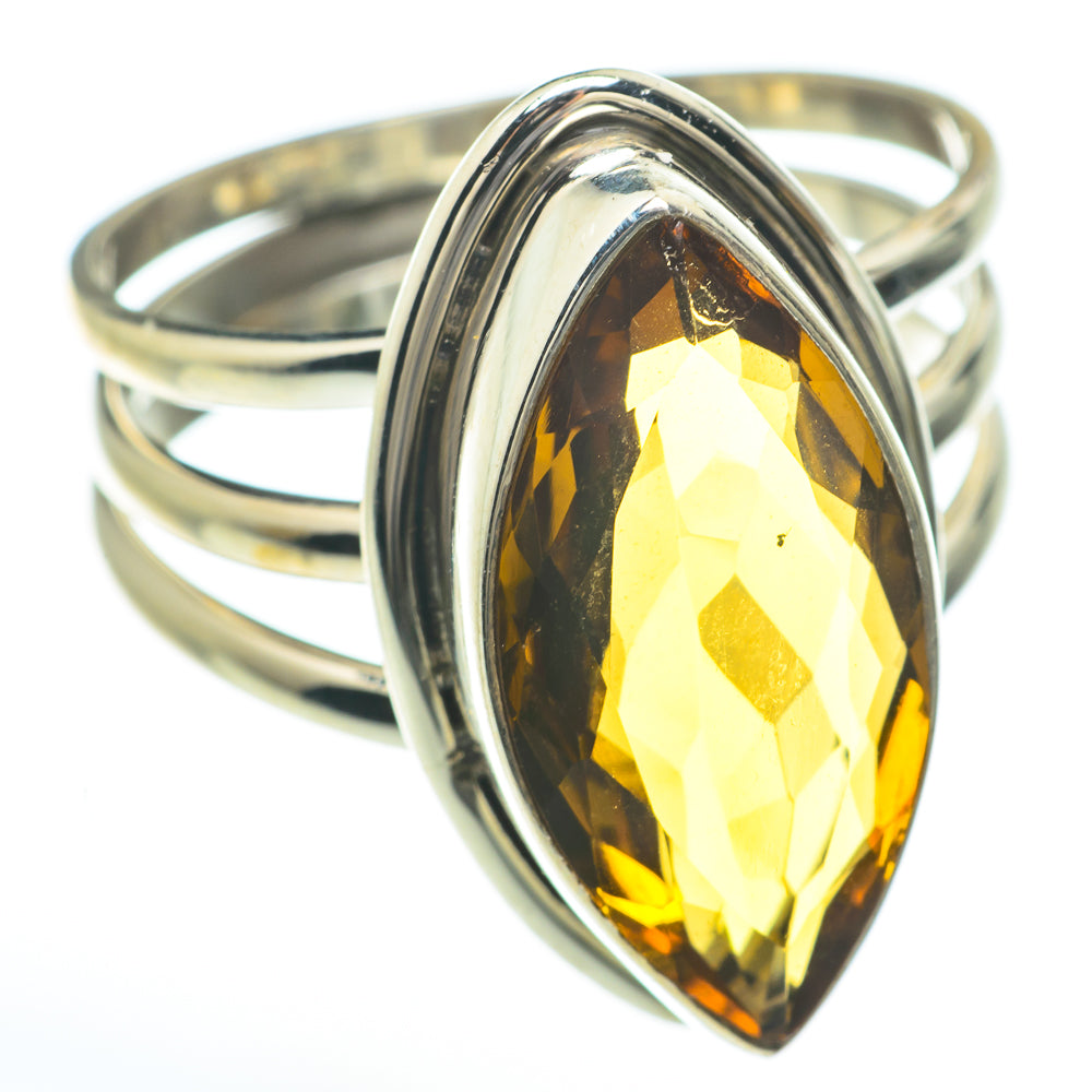 Mandarin Citrine Rings handcrafted by Anasilvercos - RING59967