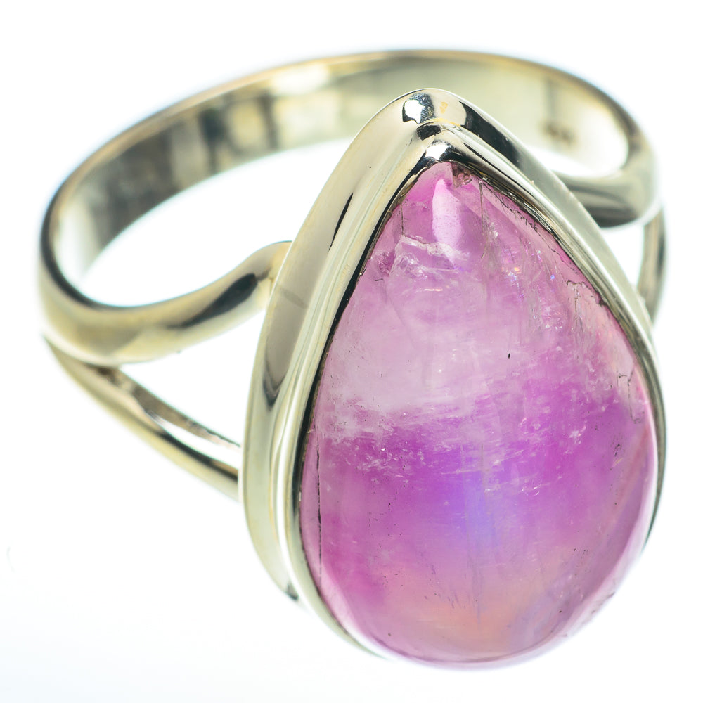 Pink Moonstone Rings handcrafted by Anasilvercos - RING59970