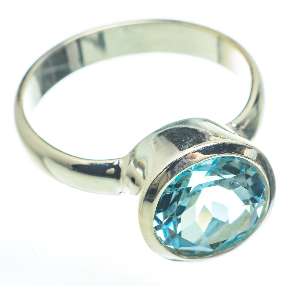Blue Topaz Rings handcrafted by Anasilvercos - RING59978