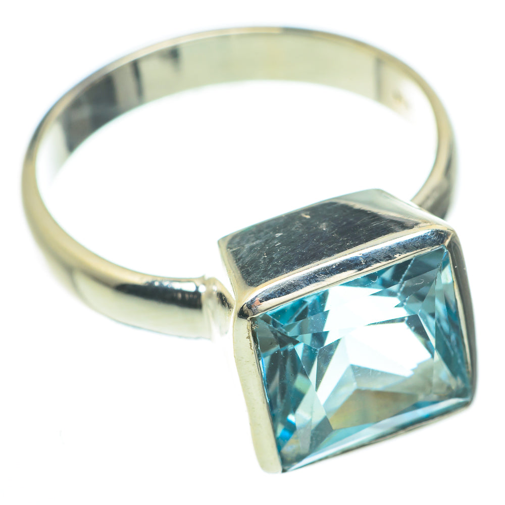 Blue Topaz Rings handcrafted by Anasilvercos - RING59983
