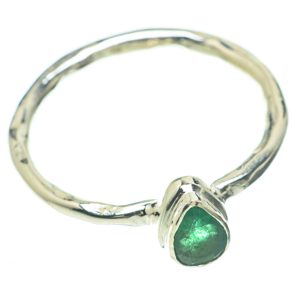 Zambian Emerald Rings handcrafted by Anasilvercos - RING59984