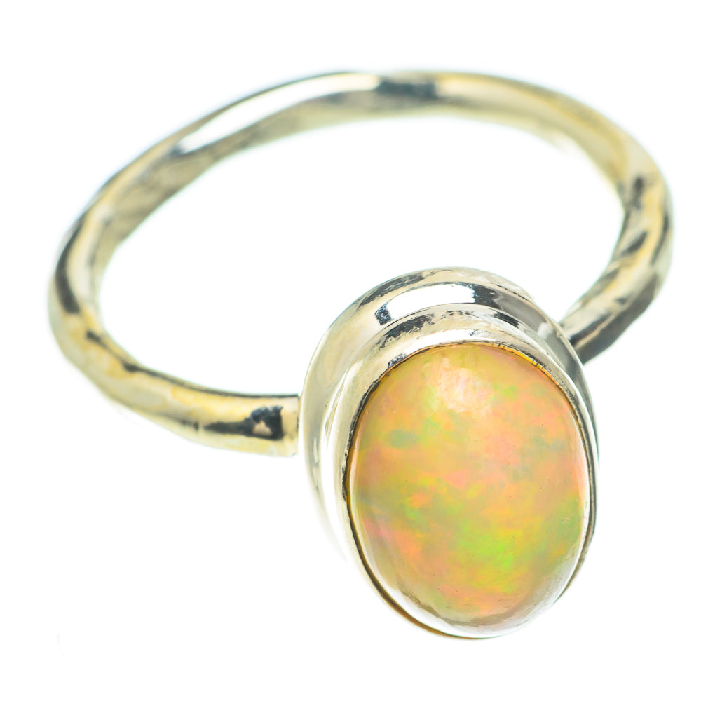 Ethiopian Opal Rings handcrafted by Anasilvercos - RING60001