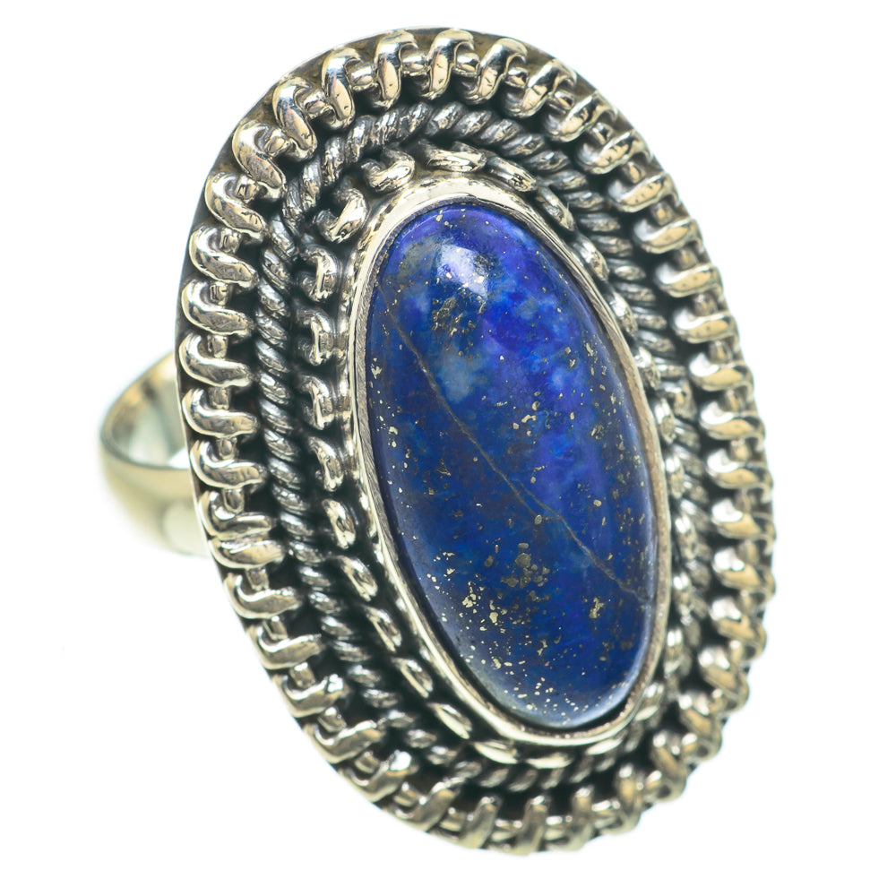 Lapis Lazuli Rings handcrafted by Anasilvercos - RING60008