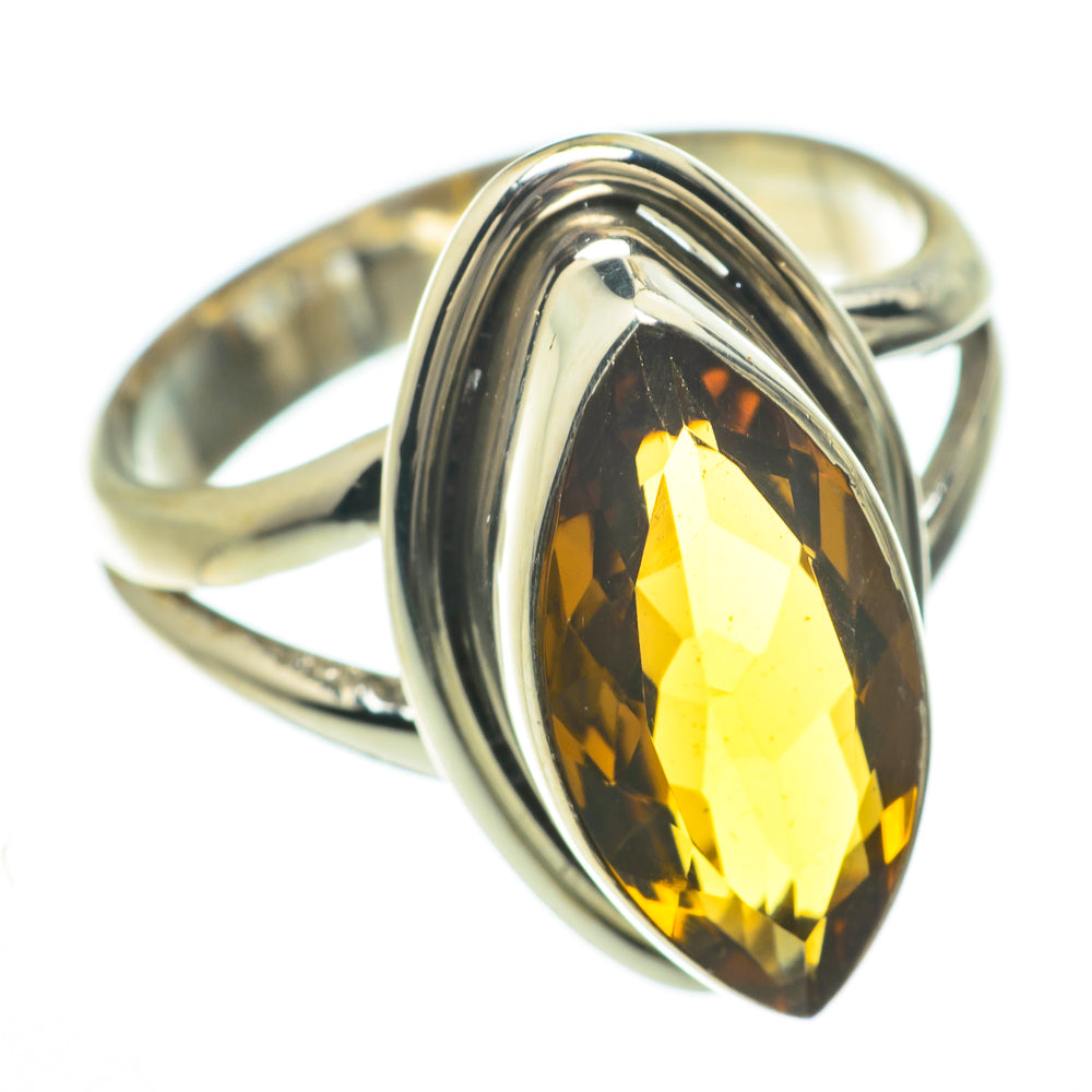 Mandarin Citrine Rings handcrafted by Anasilvercos - RING60017