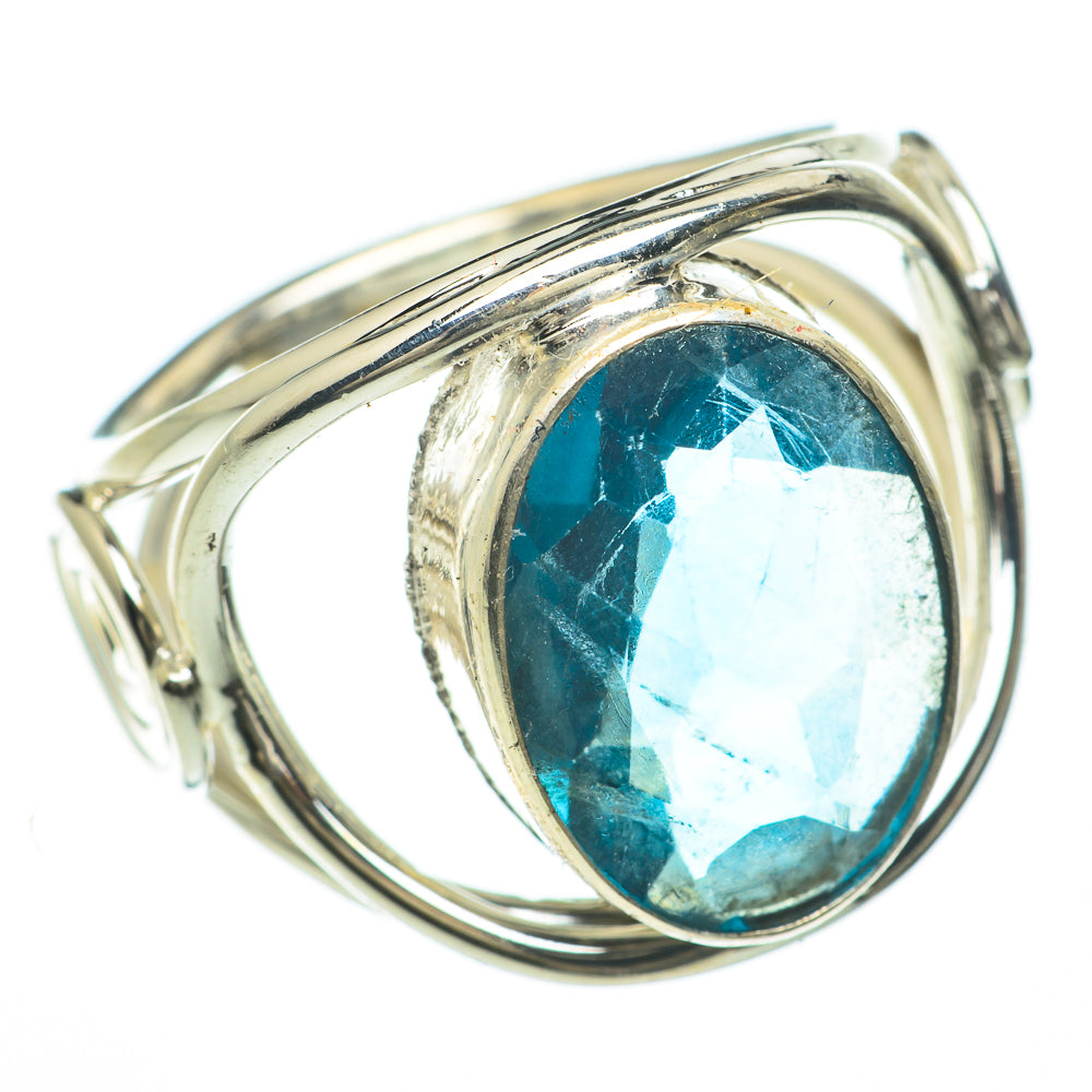 Blue Quartz Rings handcrafted by Anasilvercos - RING60030